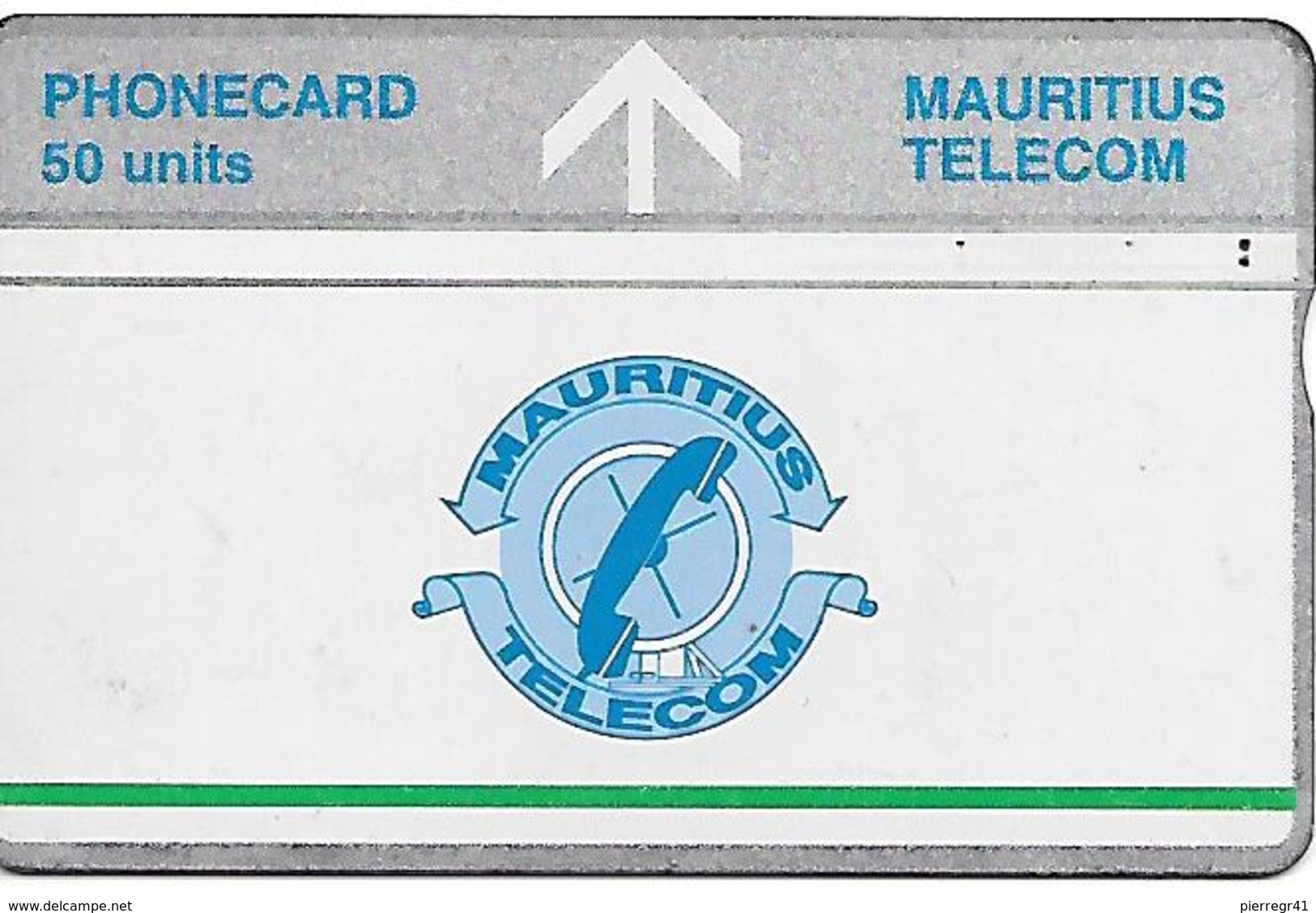 CARTE-HOLOGRAPHIQUE-MAURICE-50U-NEUVE-V° N° Envers 506A50716-TBE-RARE - Mauritius