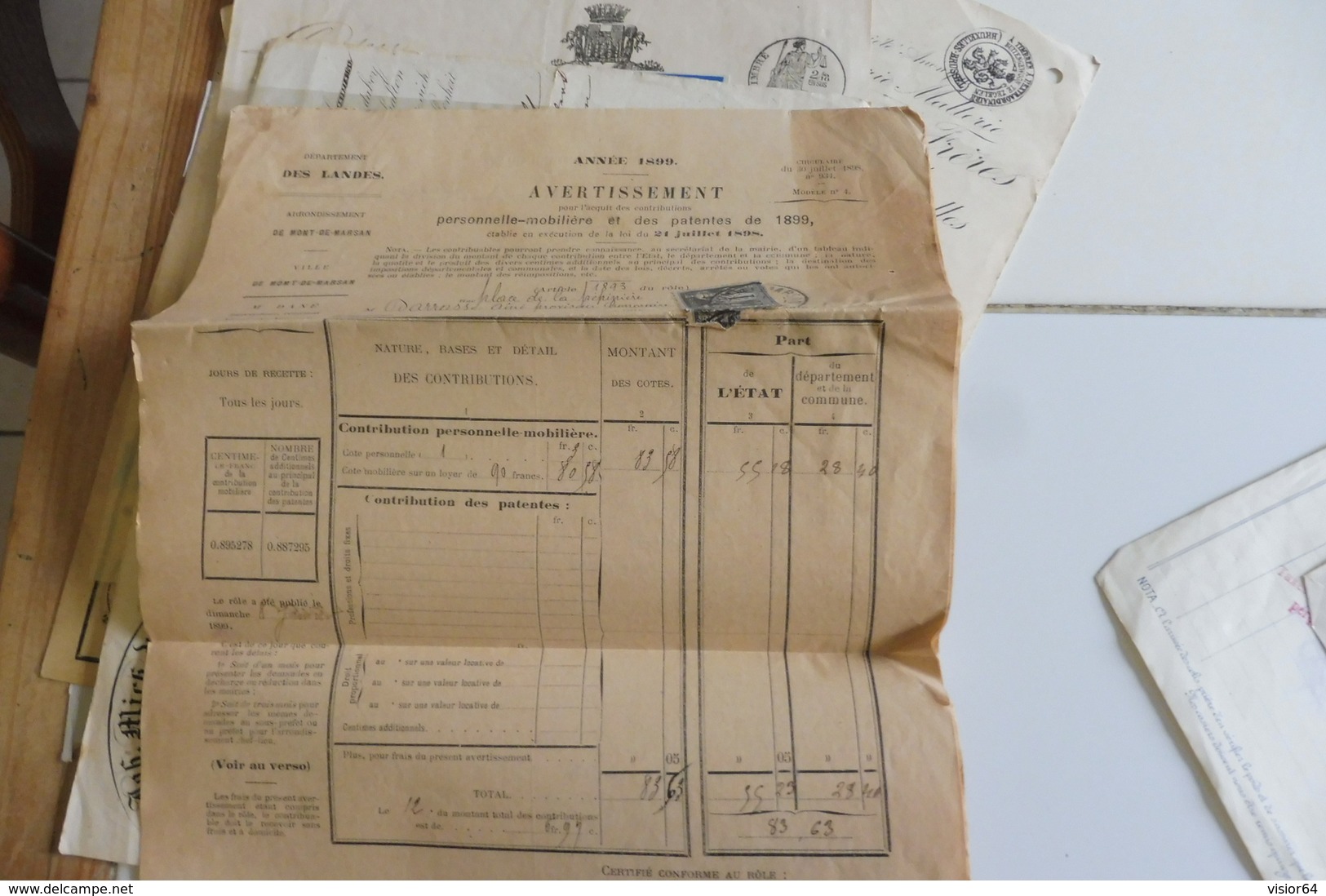 lot vieux papiers divers bulletin chemin de fer 1882.....publicitaires factures ...