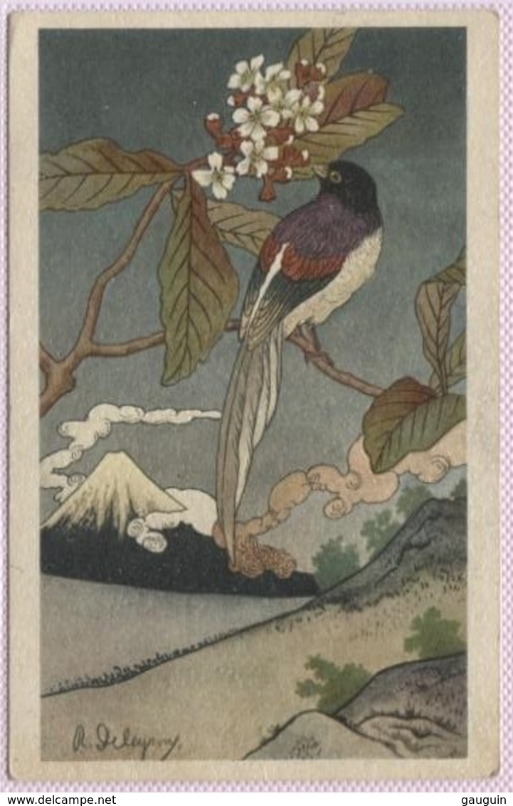 CPA - R.DELEYSIN - Oiseau Et Paysage Japonais - Edition V&Cie - Peintures & Tableaux