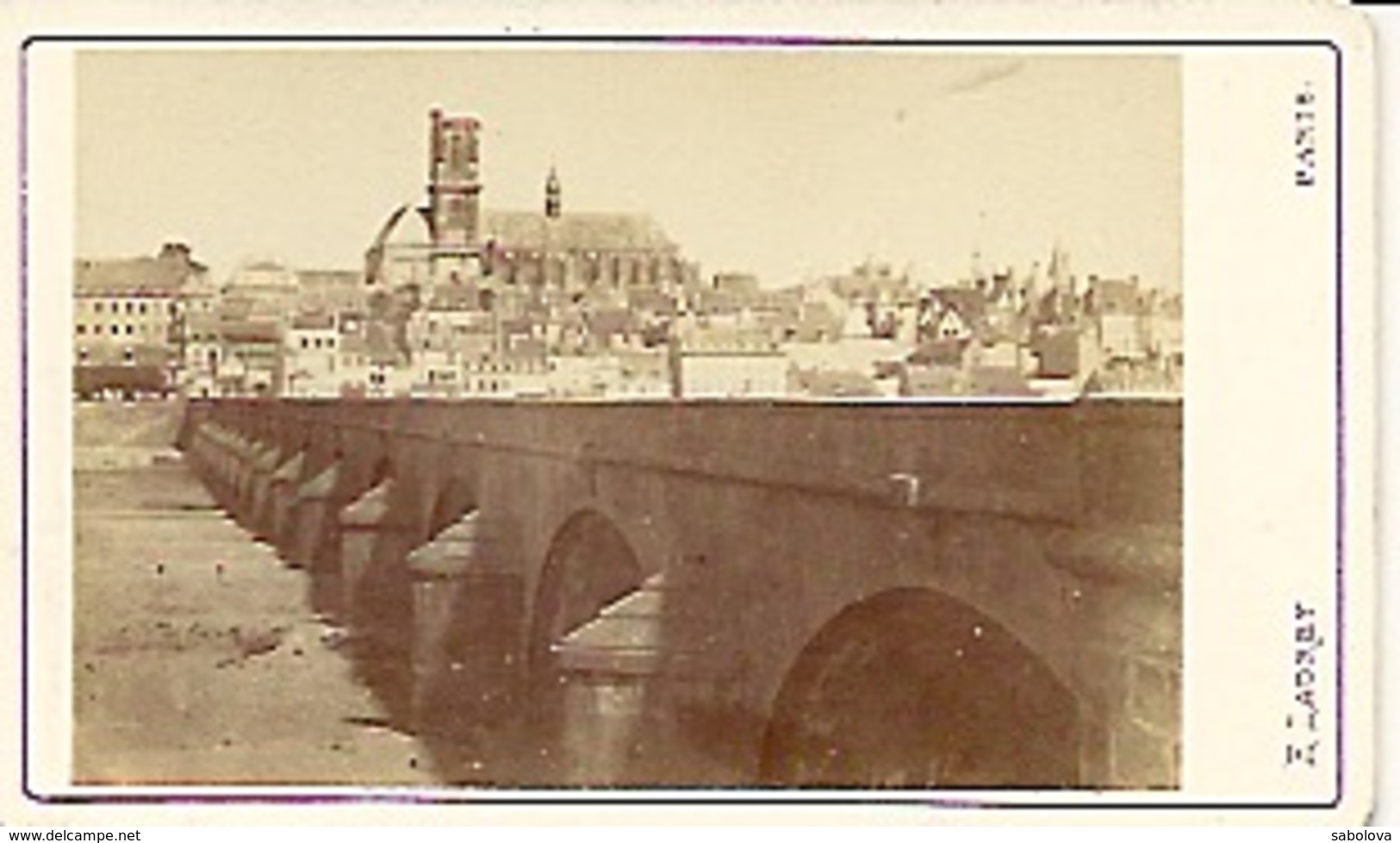 Photo Sur 10,5 Sur 6,2 Photographe Ladrey . Vue De Nevers Avant 1870 ? - Antiche (ante 1900)