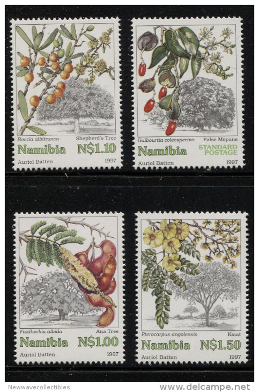 RUINS On Set Of 4 Stamps From Namibia ,MNH,Mint,#G - Namibia (1990- ...)