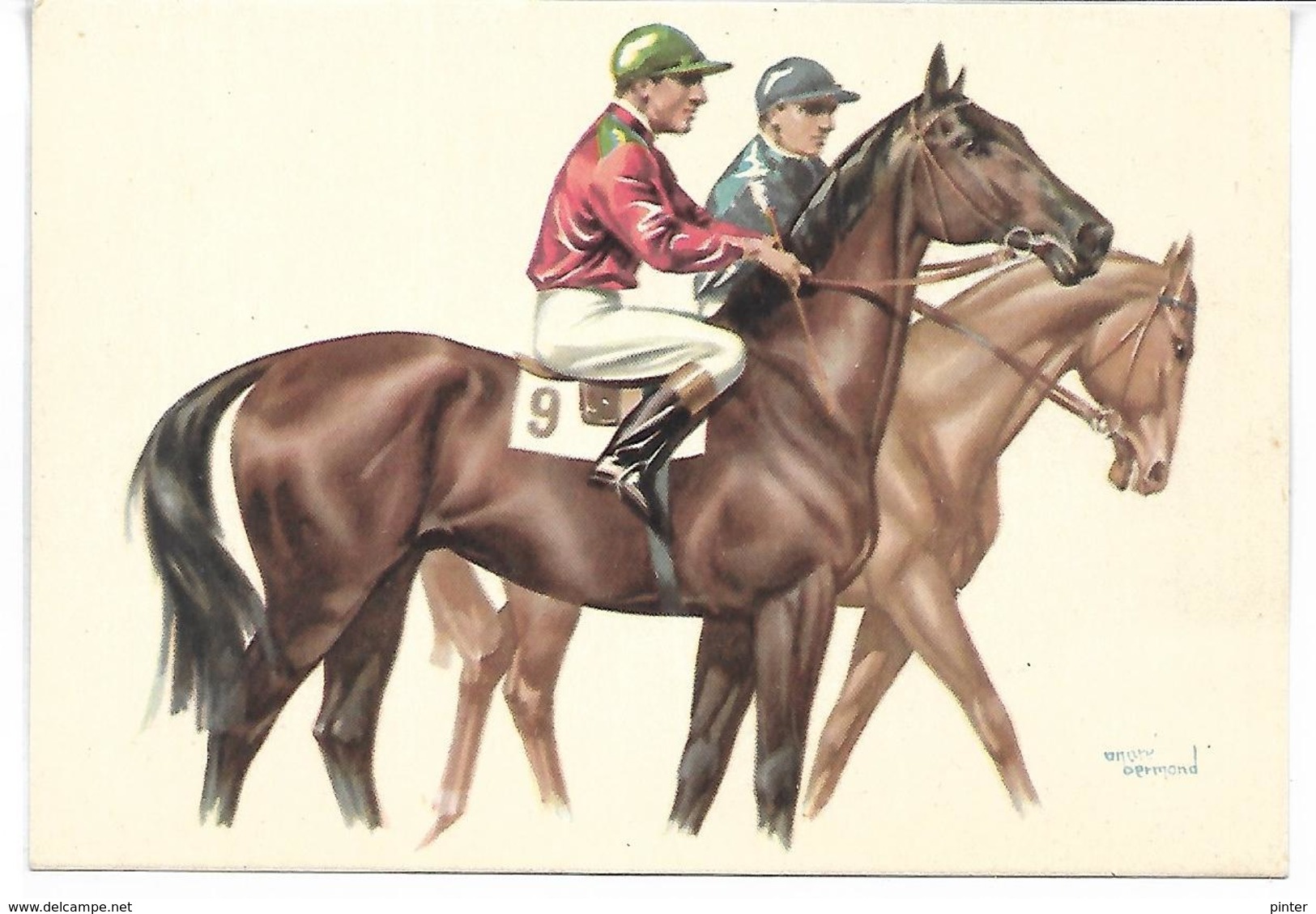 Hippisme - Illustrateur André BERMOND - Bermond