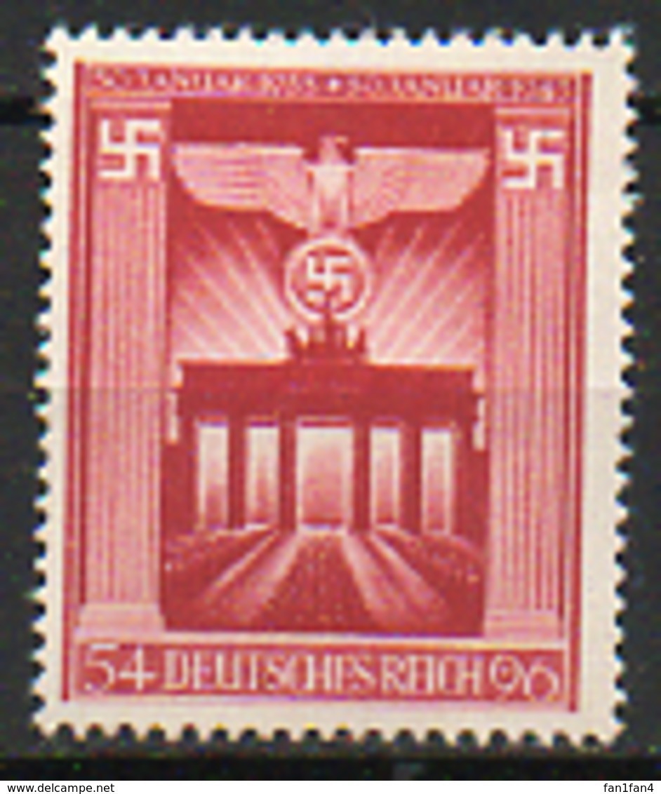 ALLEMAGNE - Troisième Reich - 1943 - N° 761 - (10è Anniversaire De La Prise Du Pouvoir Par Le Parti National-socialiste) - Neufs