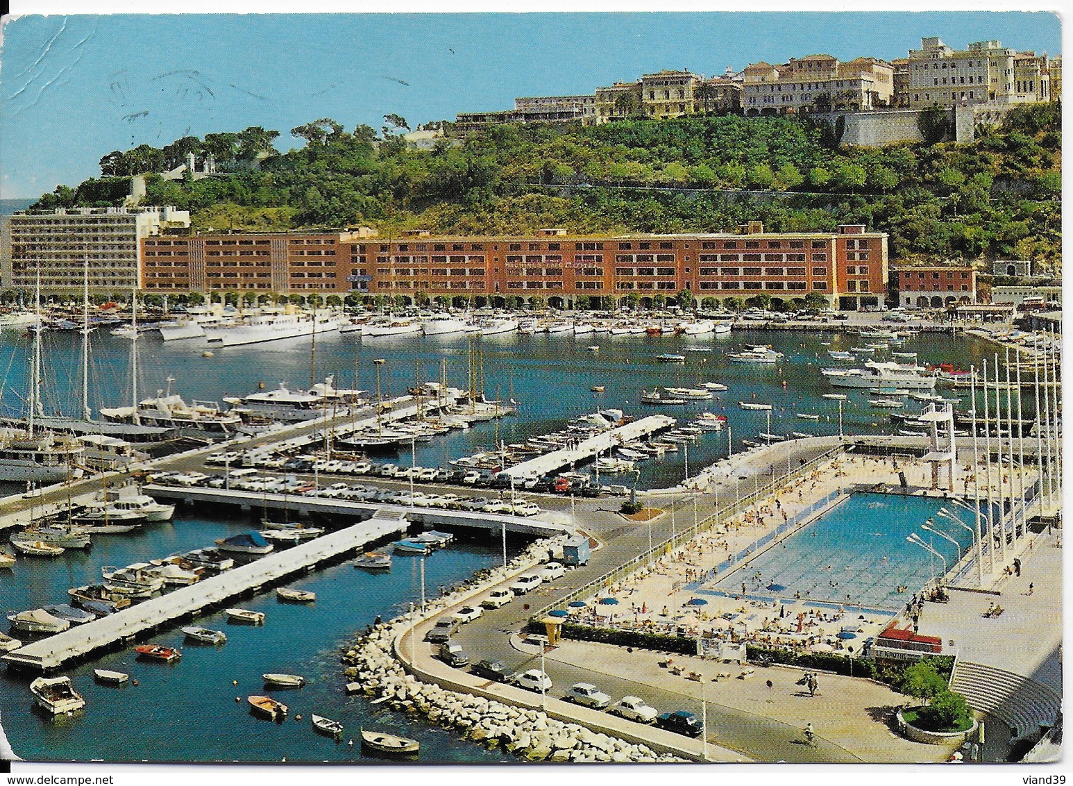 Principauté De Monaco : Piscine Olympique Et Port - Hafen