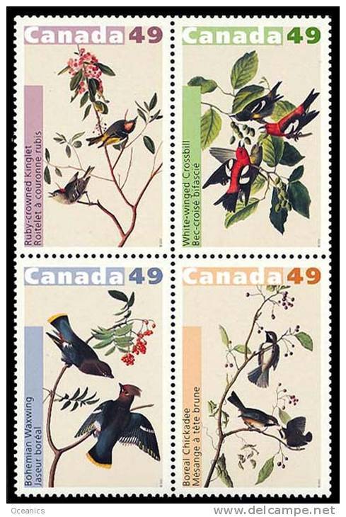 Canada (Scott No.2039a - Oiseaux / John James Audubon / Birds) [**] - Nuevos