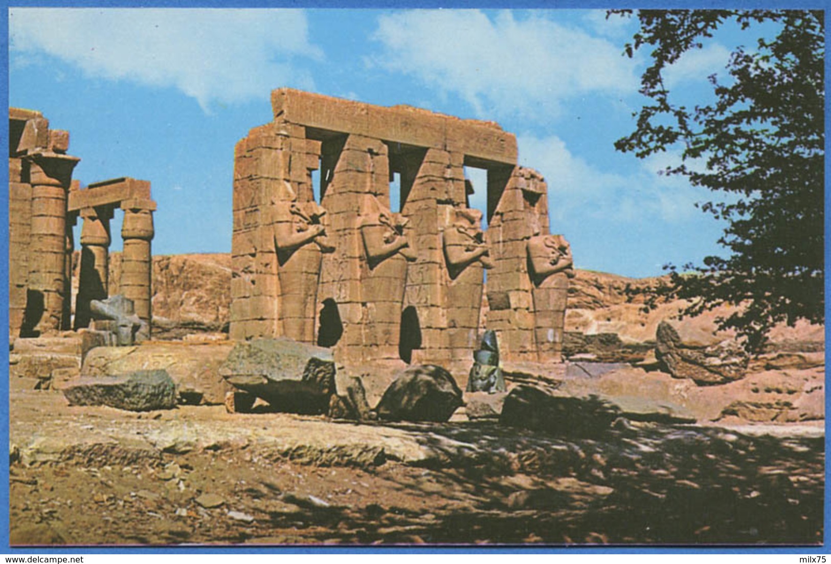 EGYPT / EGYPTE - THEBES - Les Colosses De Memnon / The Memnon Colossi - Luxor