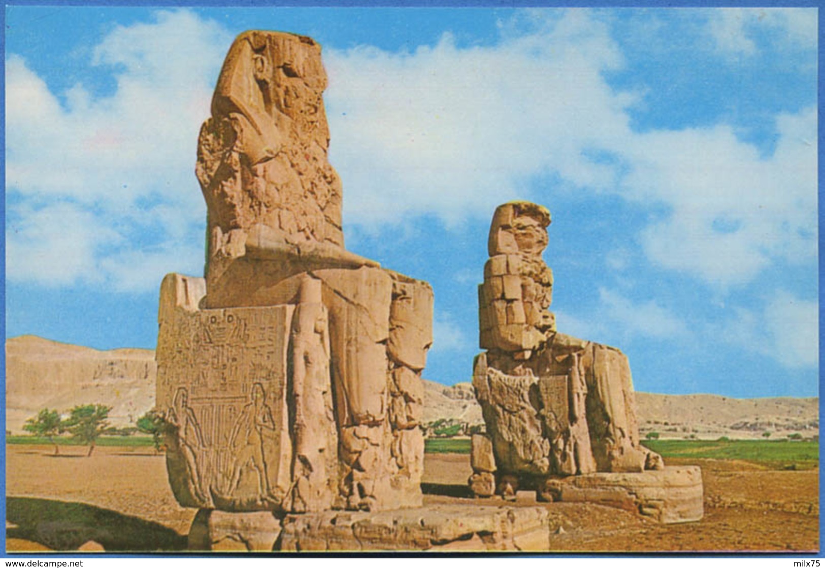 EGYPT / EGYPTE - THEBES - Les Colosses De Memnon / The Memnon Colossi - Louxor