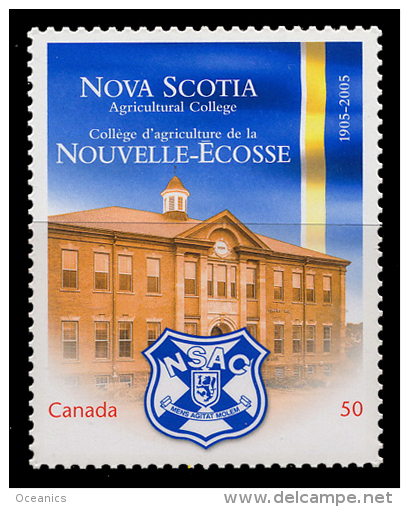 Canada (Scott No.2089 - Nova Scotia Agricultural College) [**] - Neufs