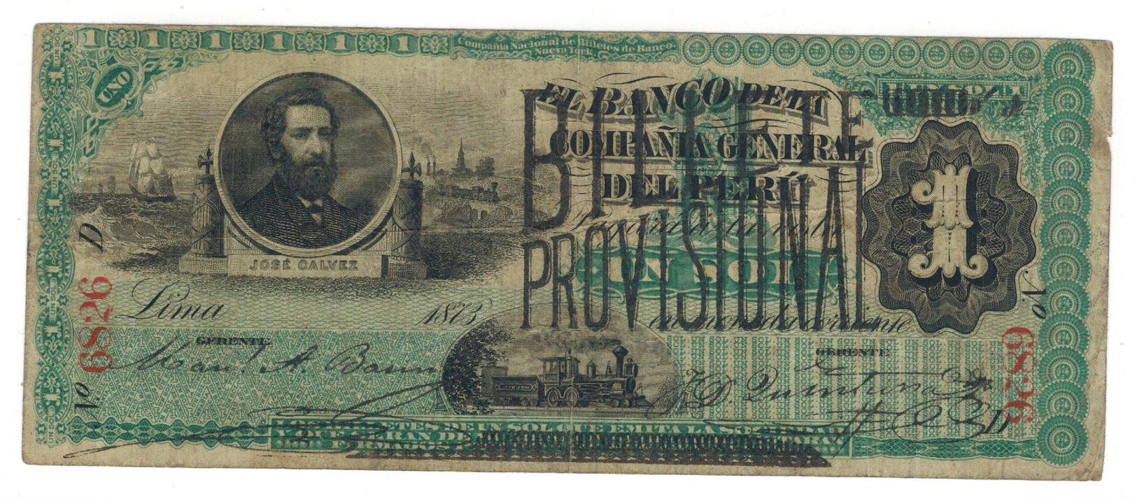 Peru, 1 Real De Inca 1881 (1873), P-11. F. - Perù