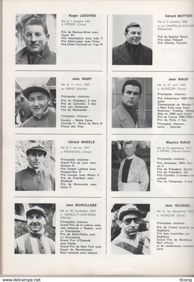 LIVRE D OR DU PRIX DU PRESIDENT DE LA REPUBLIQUE 1967 - SYNDICATS DES ENTRAINEURS JOCKEYS, DRIVERS DE TROT EN FRANCE