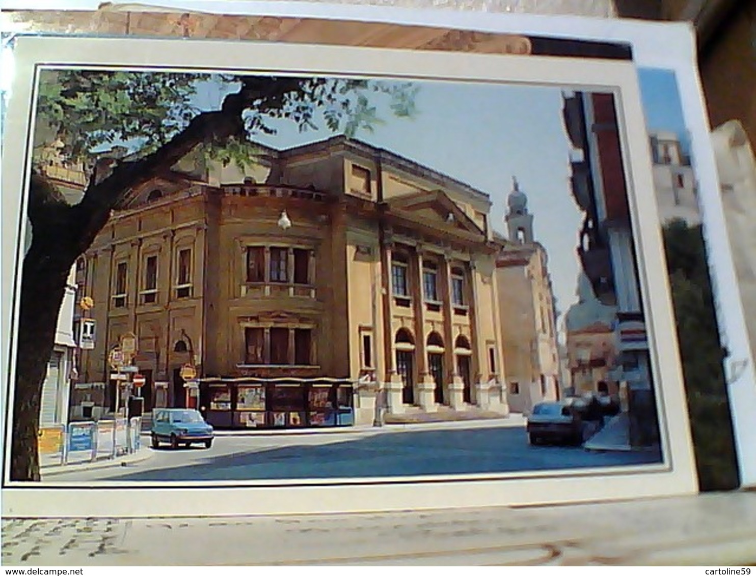 San Severo (Foggia) Teatro Comunale  Theatre Communal, Municipal Theatre, AUTO CAR FIAT 126 T TABACCHI  VB1989  GW5154 - San Severo