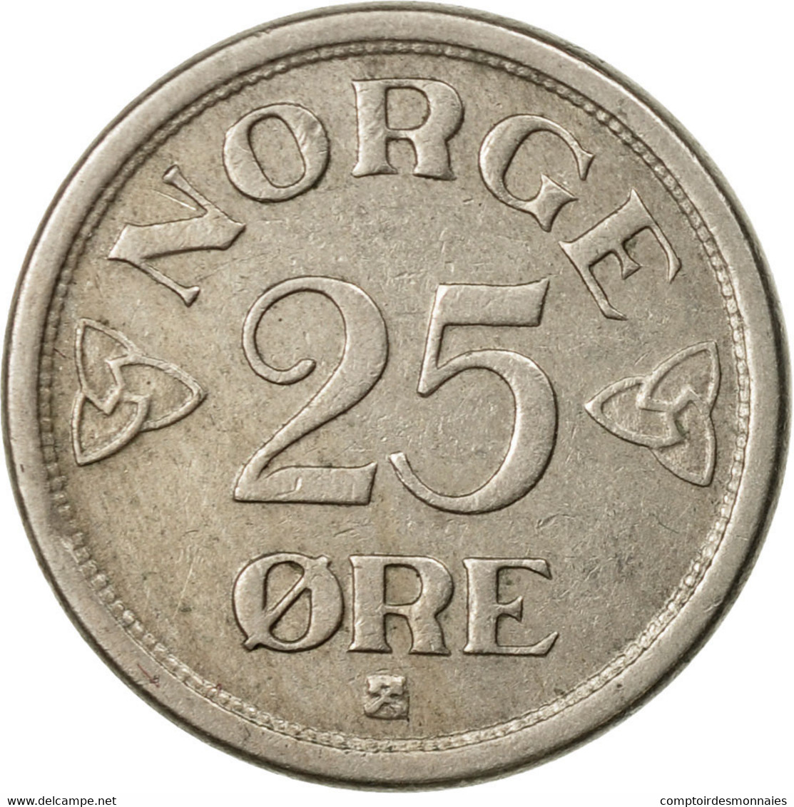 Monnaie, Norvège, Haakon VII, 25 Öre, 1955, TTB, Copper-nickel, KM:401 - Norvège