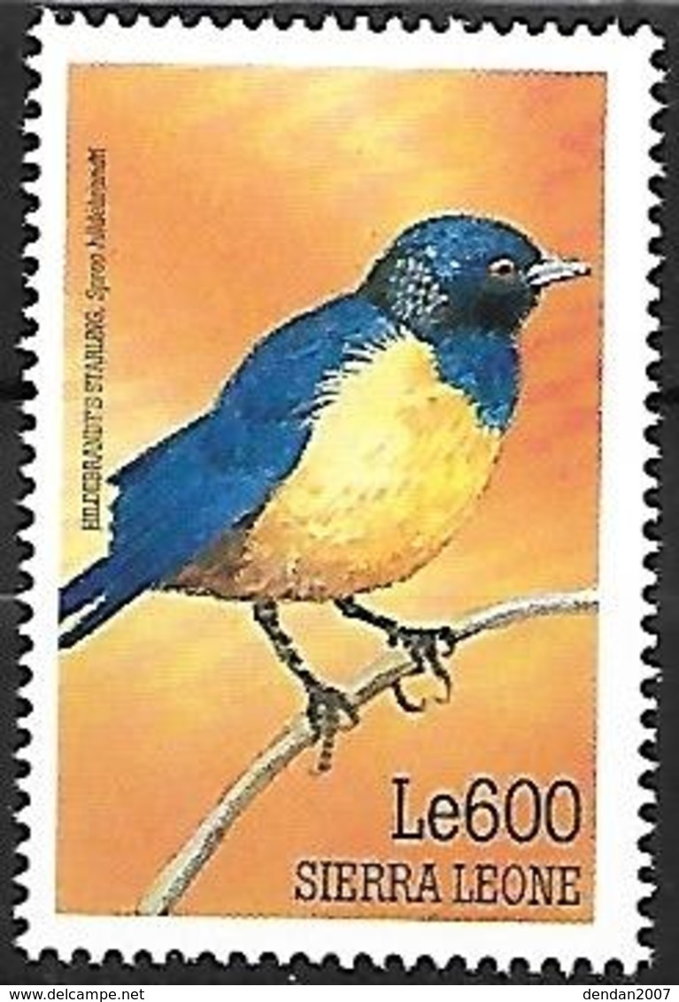 Sierra Leone 1999 - MNH - Hildebrandt's Starling (Lamprotornis Hildebrandti - Songbirds & Tree Dwellers