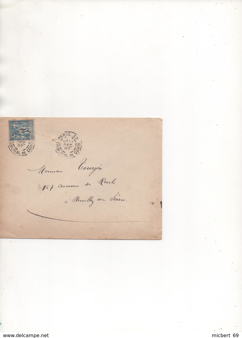 Lettre NOV:type Sages Sur Lettre - 1877-1920: Semi Modern Period