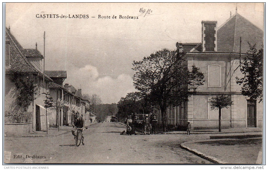 40 CASTETS DES LANDES - Route De Bordeaux - Castets