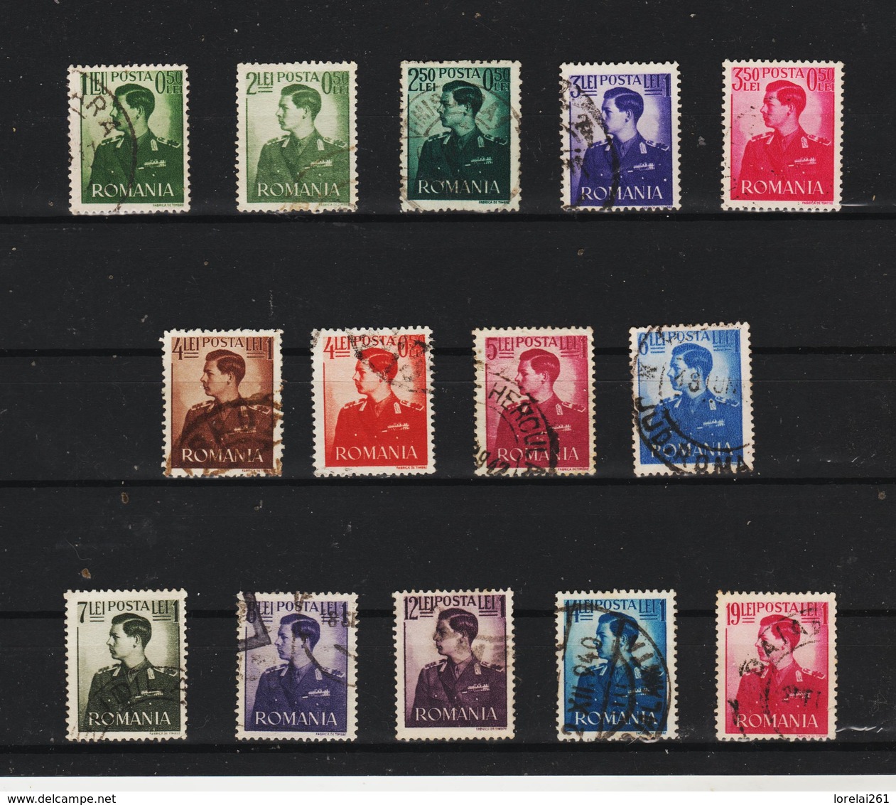 1940-42 Roi Michel Mi No 666/679   Complete - Gebraucht