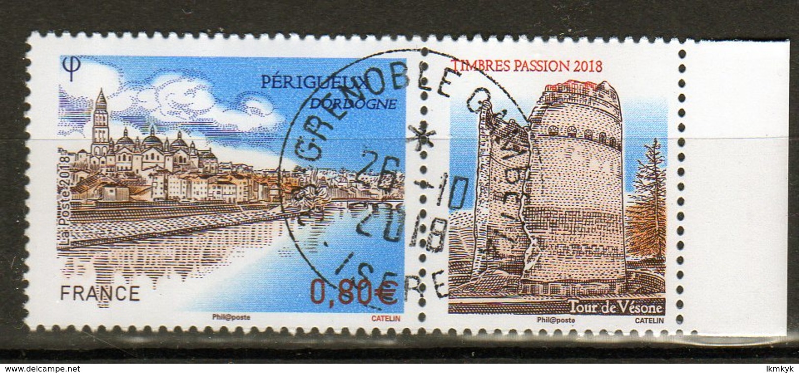 France 2018.Périgeux.Cachet Rond .gomme D'origine. - Used Stamps