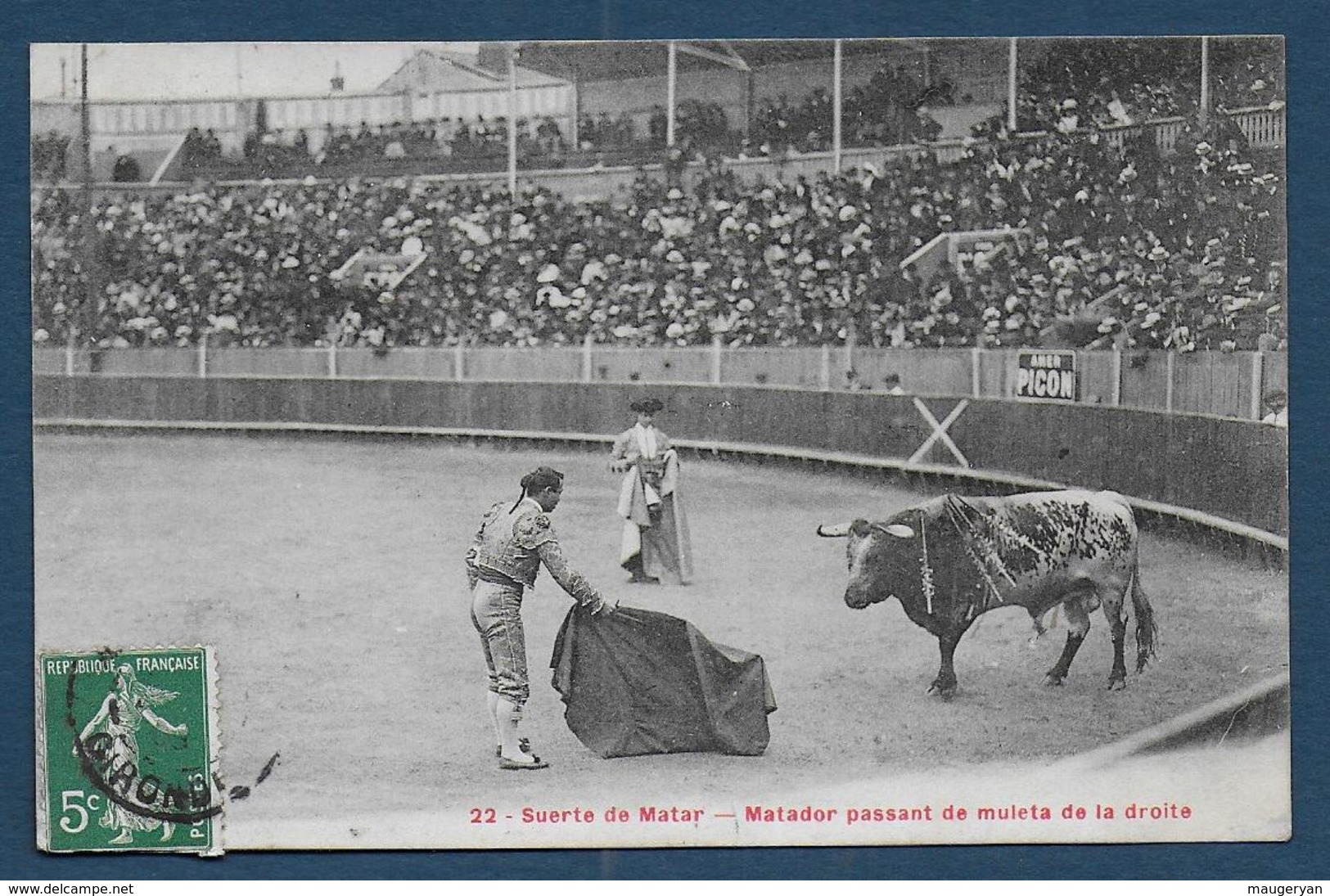 Bordeaux - Suerte De Matar - Matador Passant De Muleta.... - Bordeaux