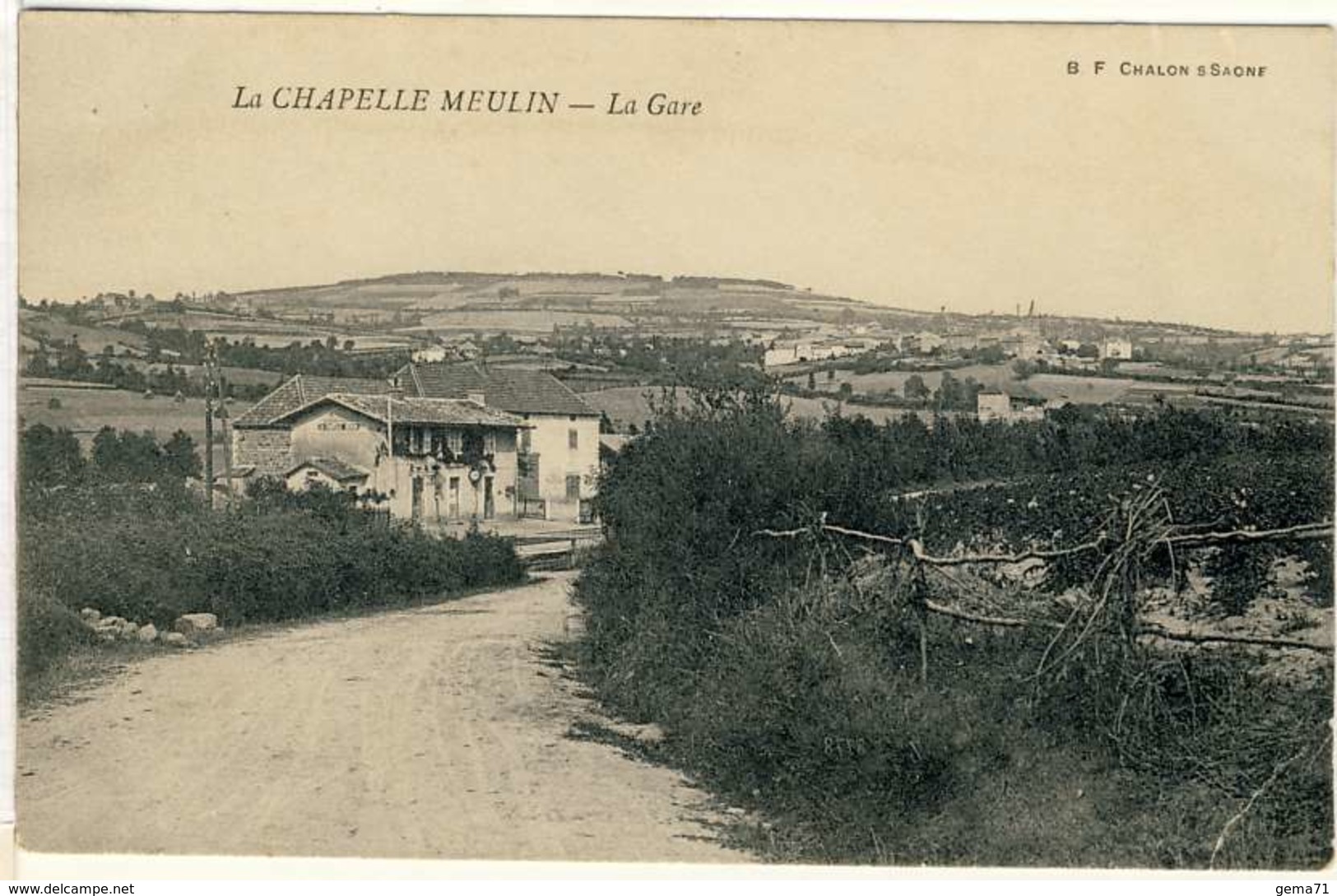 3078-71 - La CHAPELLE MEULIN - La Gare - Autres & Non Classés