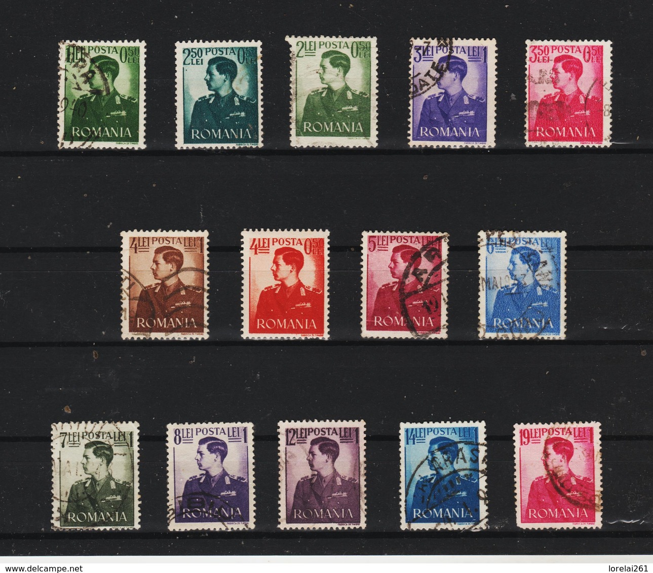 1940-42 Roi Michel Mi No 666/679   Complete - Oblitérés