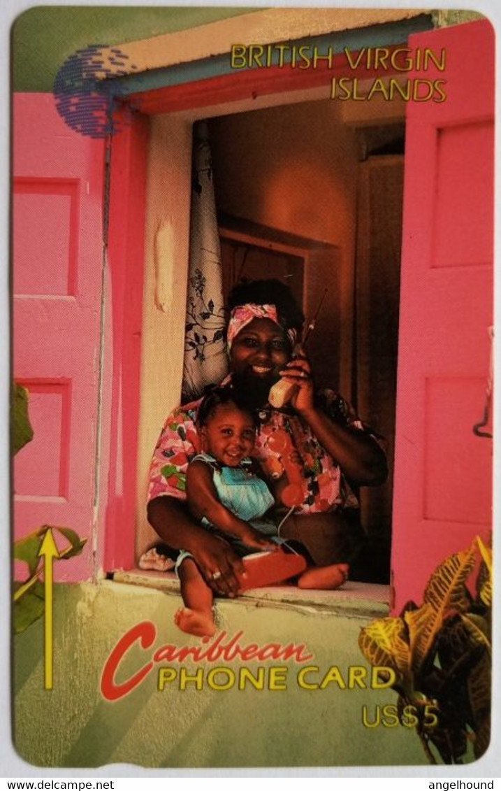 BVI Cable And Wireless 10CBVB US$5 "Woman And  Child ( New Logo )" - Virgin Islands