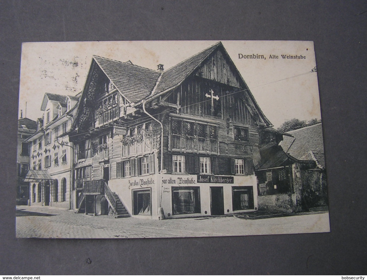 Dornbirn Weinstube , 1908  Mit Kastenstempel - Dornbirn