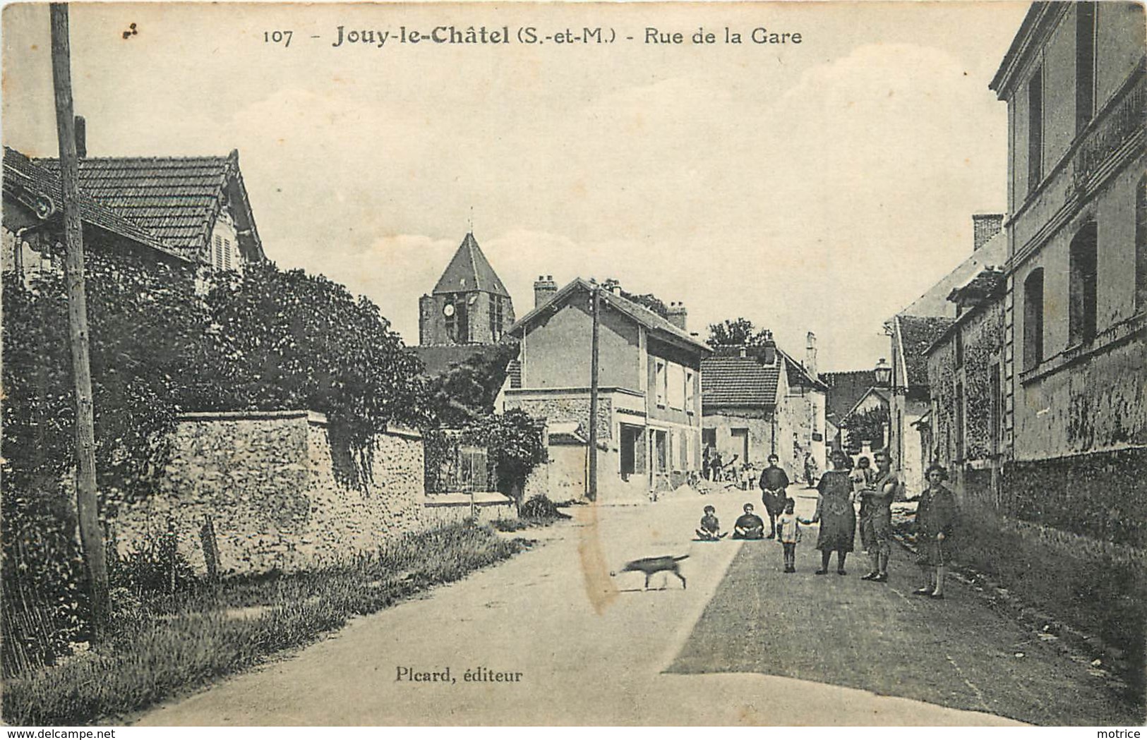 JOUY LE CHATEL - Rue De La Gare. - Autres & Non Classés