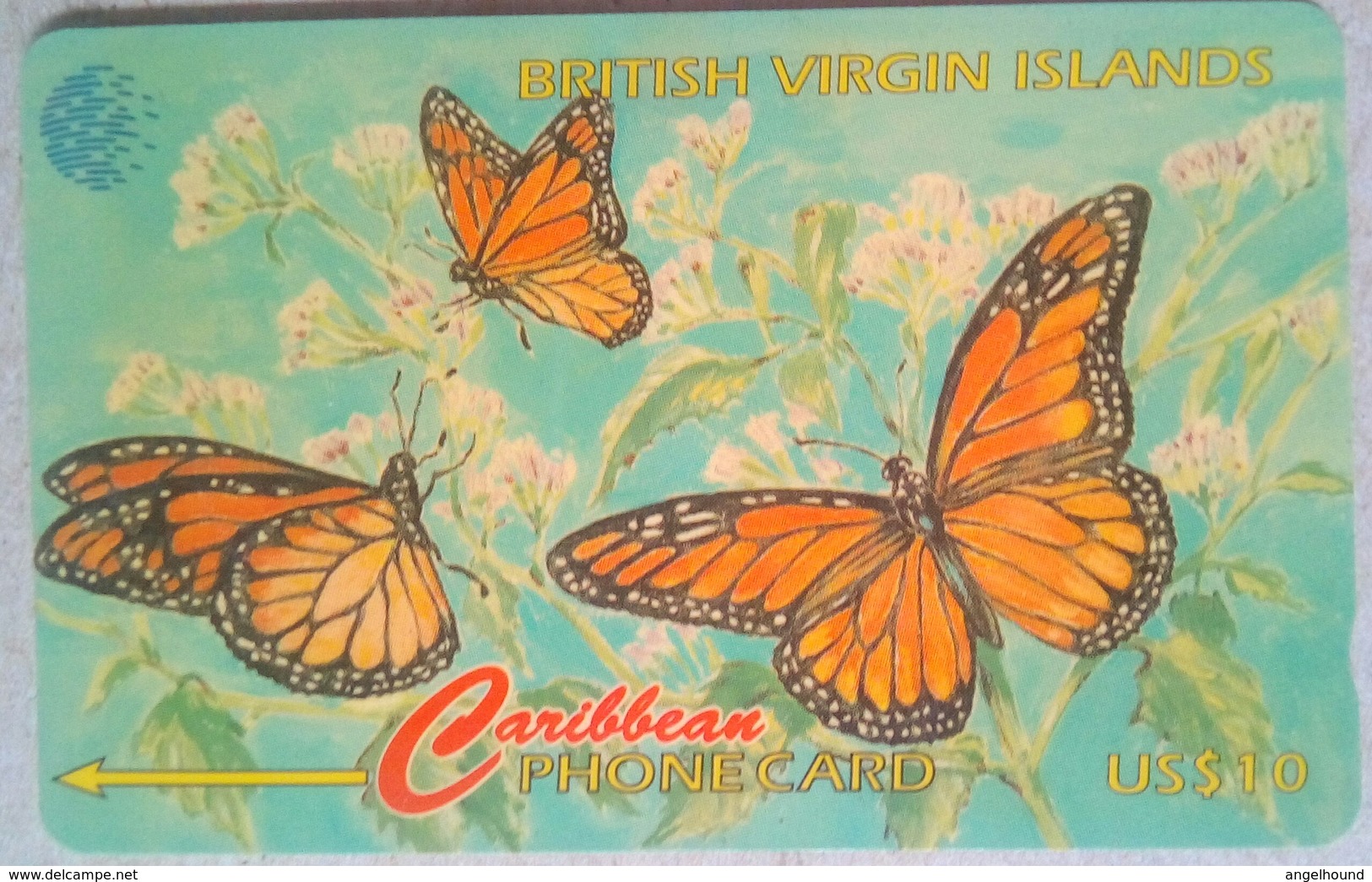 67CBVB Butterflies $10 With Slash C/n - Isole Vergini