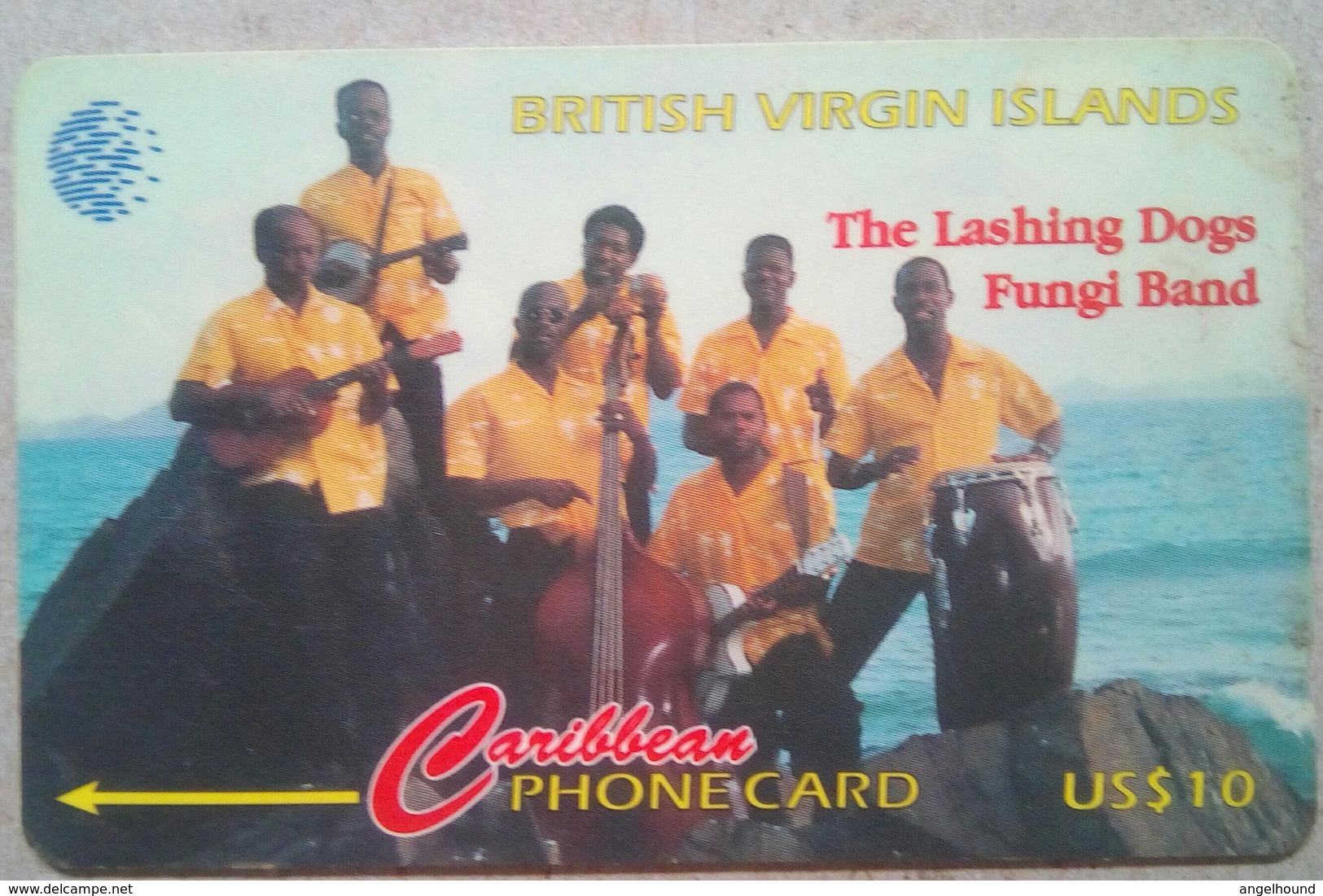 103CBVC Lashing Dogs Band $10 English Rev. - Vierges (îles)