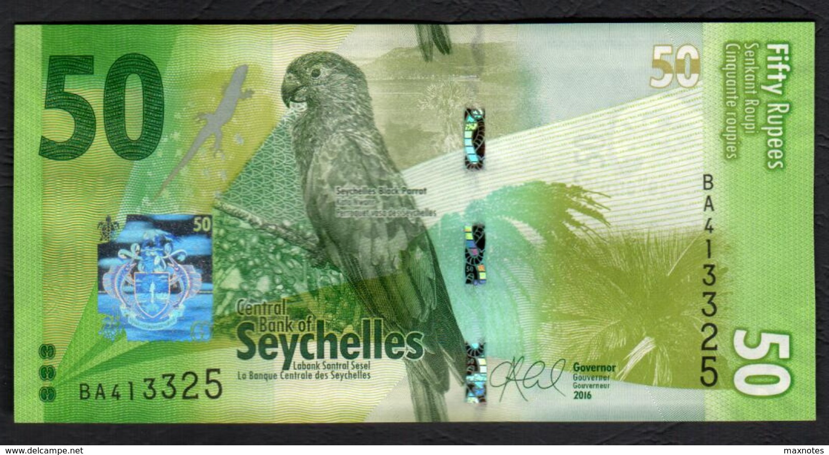 SEYCHELLES : 50  RUPEES - 2016 - UNC - Seychelles