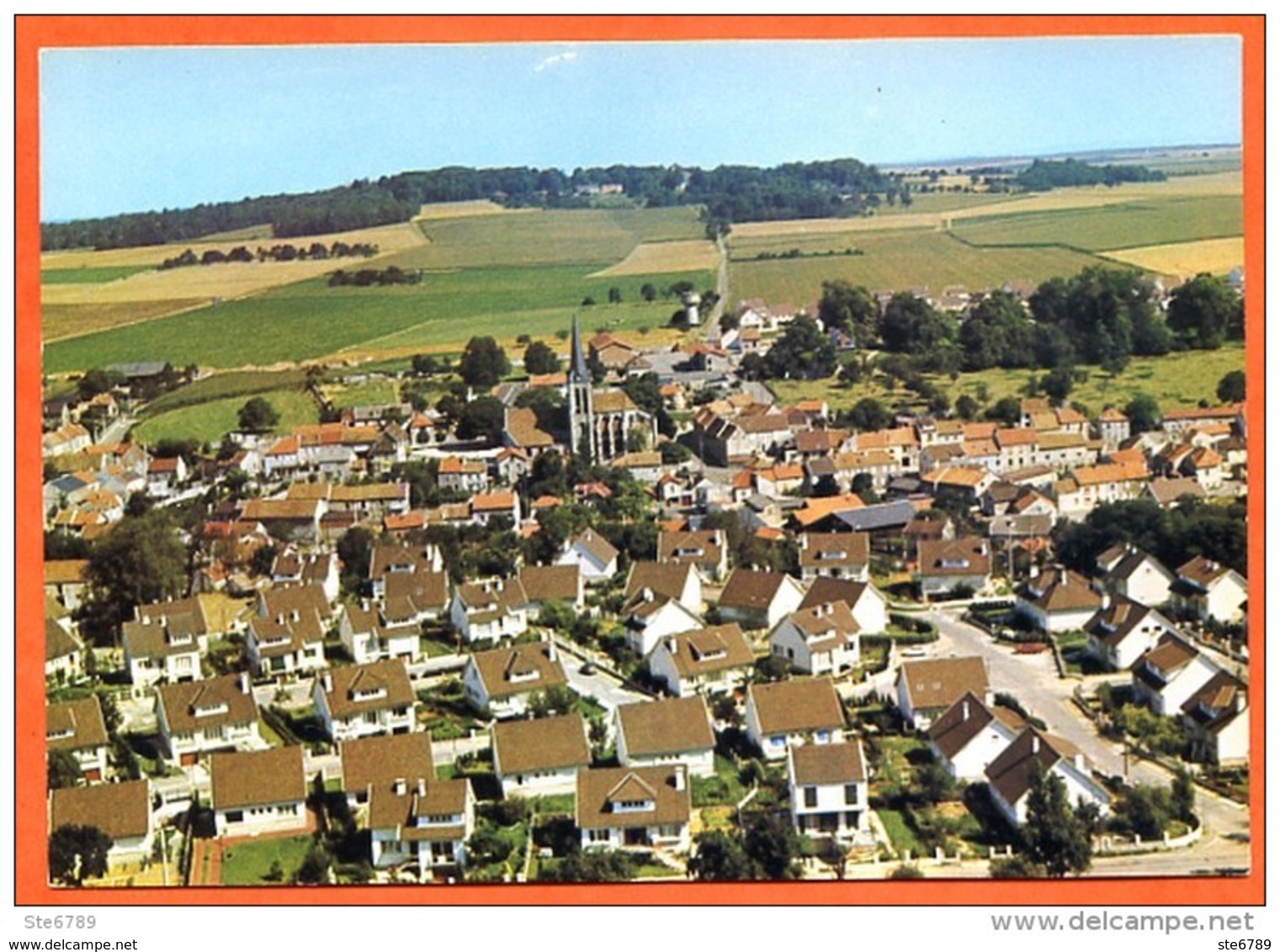 95 FONTENAY EN PARISIS  Vue Générale Aérienne Carte Vierge TBE - Autres & Non Classés