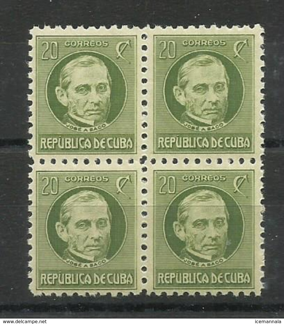 CUBA  YVERT  181  (B4)   MNH  ** - Ongebruikt