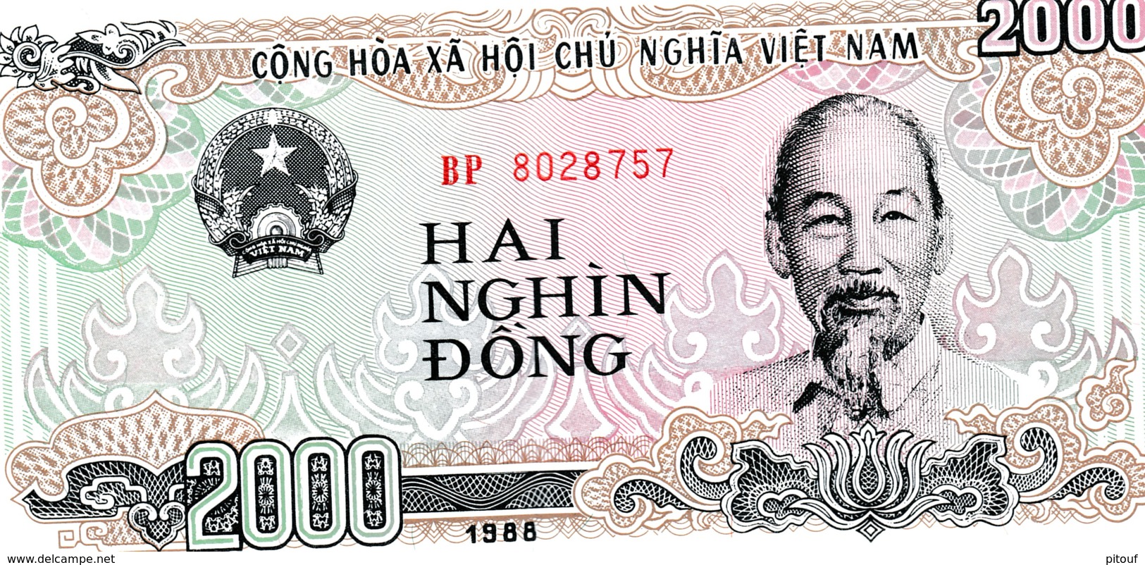 Billet De 2000 Dong  NEUF   Superbe - Vietnam