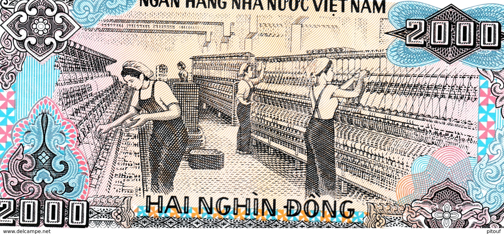 Billet De 2000 Dong  NEUF   Superbe - Vietnam