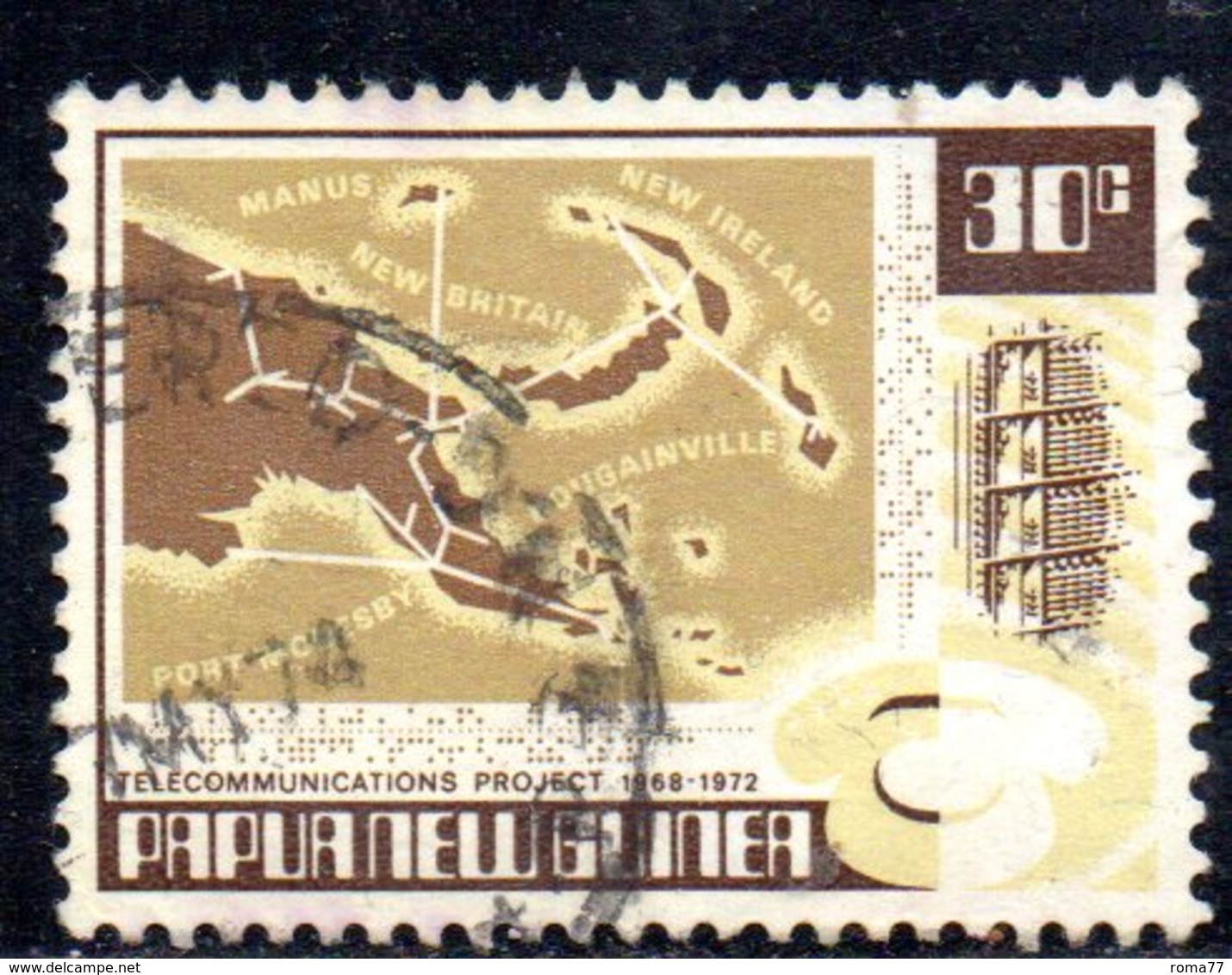 T2305 - PAPUA NUOVA GUINEA 1973 , Yvert N. 237  Usata - Papua Nuova Guinea