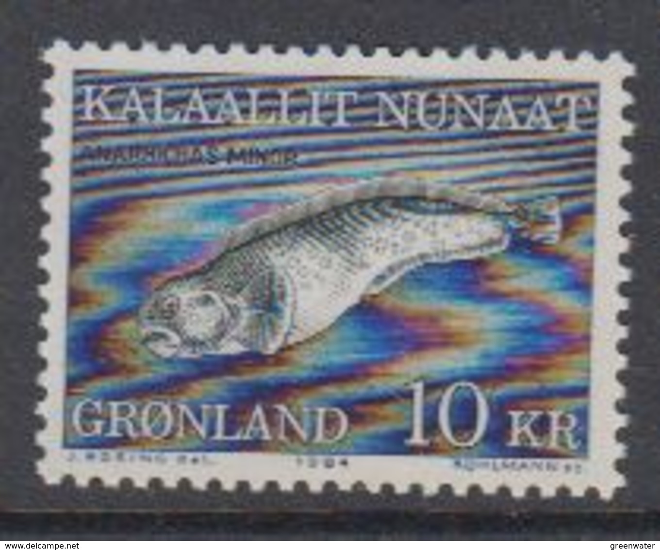 Greenland 1984 Fish / Gefleckter Seewolf  1v ** Mnh (41072) - Ongebruikt