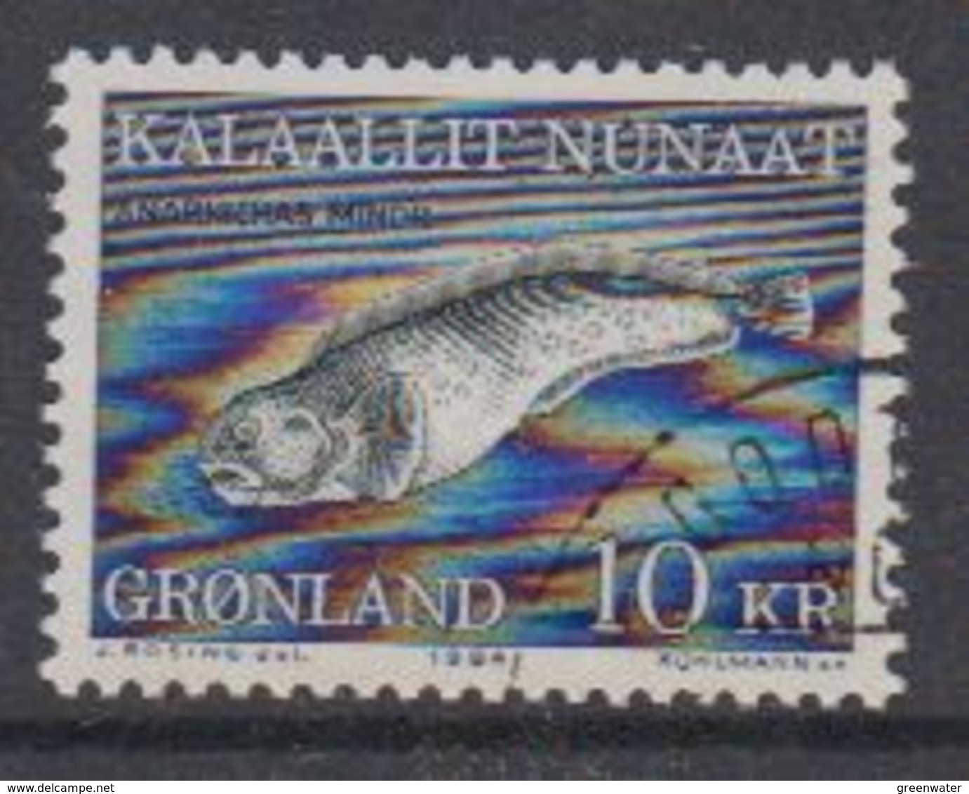 Greenland 1984 Spotted Wolffish 1v Used (41072A) - Gebruikt