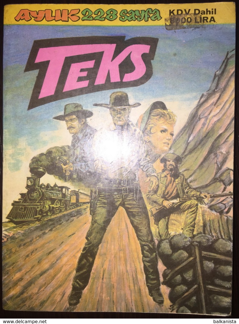 Tex Willer - Turkish Edition Teks Alfa Yayinlari - Vashington'da Tuzak-Olum Gokten İndi - Comics & Mangas (other Languages)