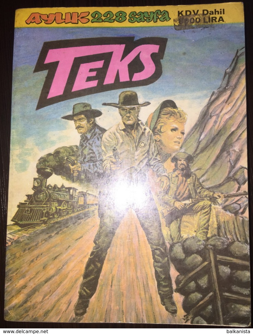 Tex Willer - Turkish Edition Teks Alfa Yayinlari - Vashington'da Tuzak-Olum Gokten İndi - Comics & Mangas (other Languages)