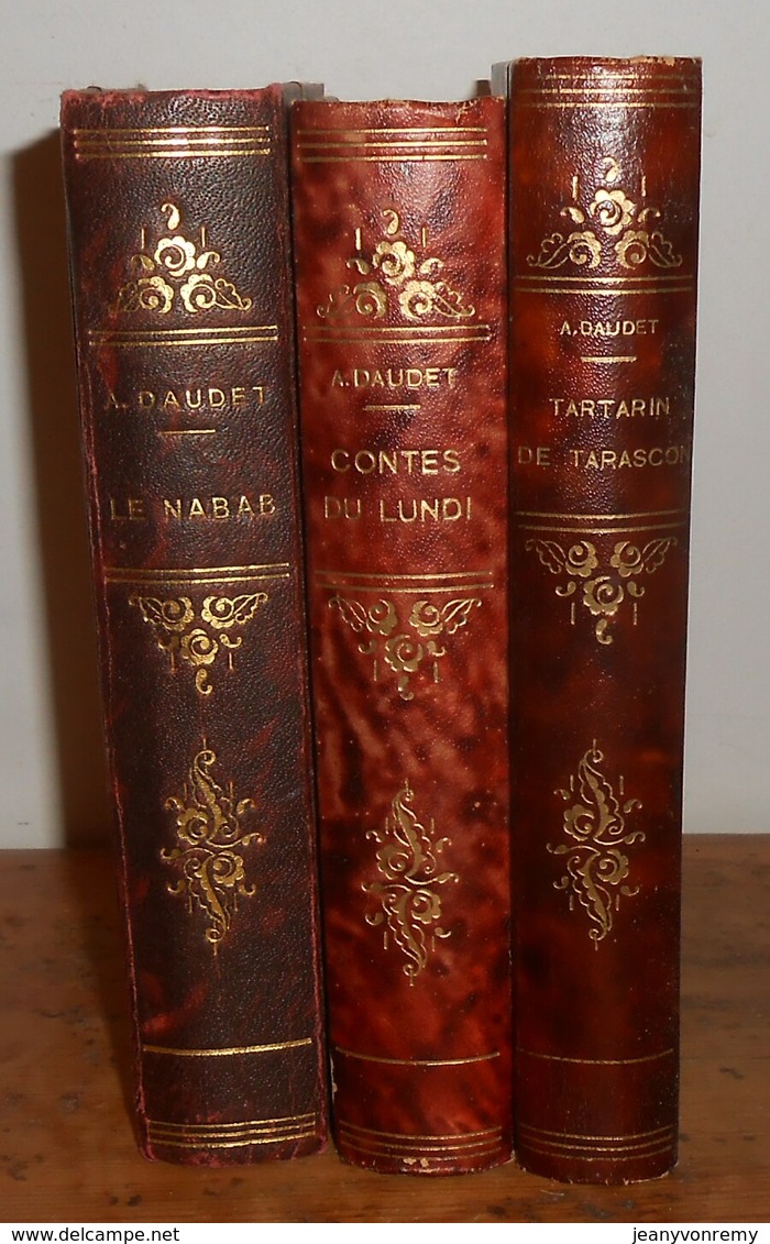 Alphonse Daudet. Contes Du Lundi. Le Nabab. Tartarin De Tarascon. 1926 Et 1937. - Lots De Plusieurs Livres