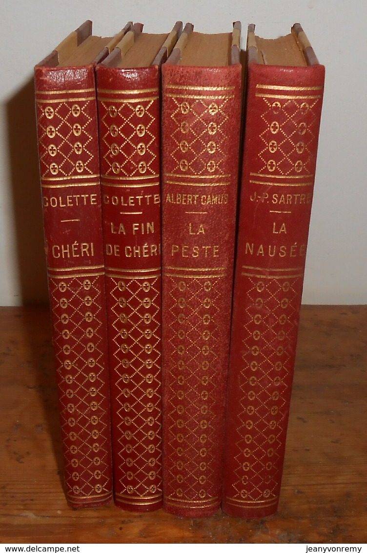 Colette. Chéri. La Fin De Chéri. Sartre. La Nausée. Camus. La Peste.. - Lots De Plusieurs Livres