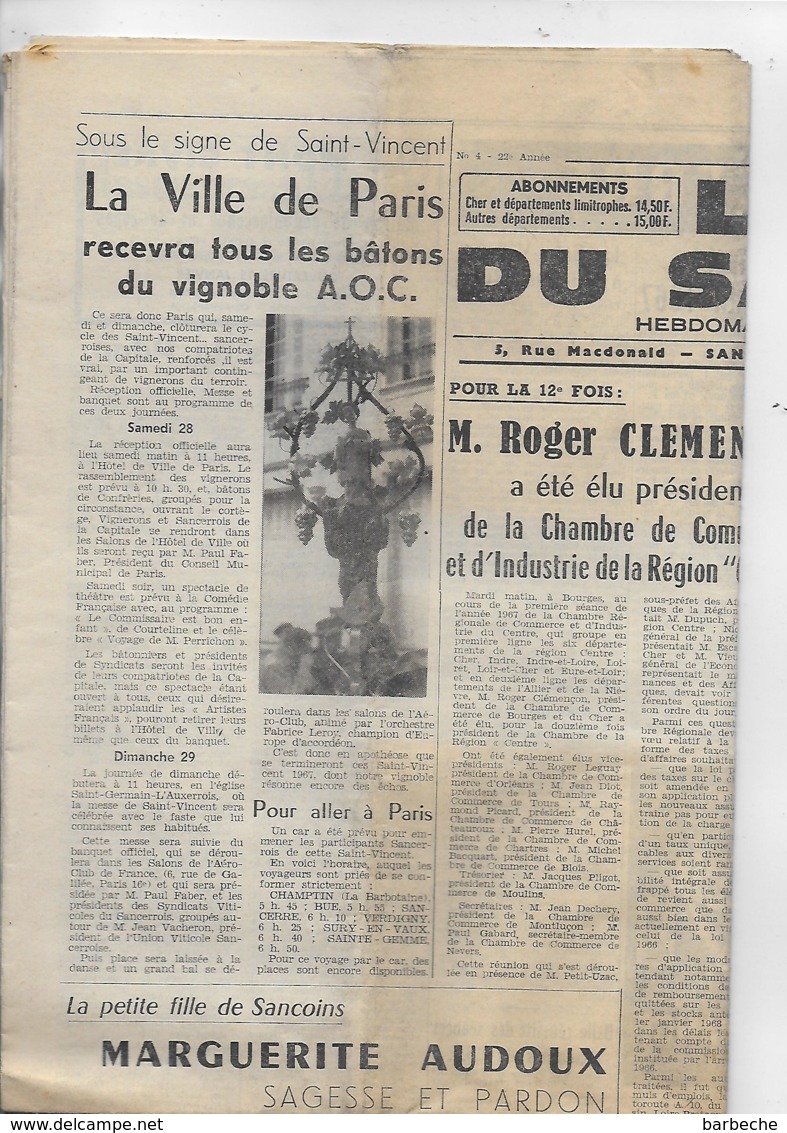 10 N° De LE VILLEFRANCHOIS Les Nouvelles Du Rouergue - Desde 1950