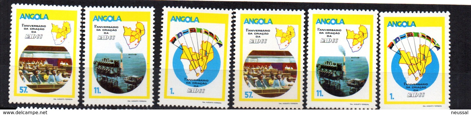 Serie Nº 696/8  Angola - Angola