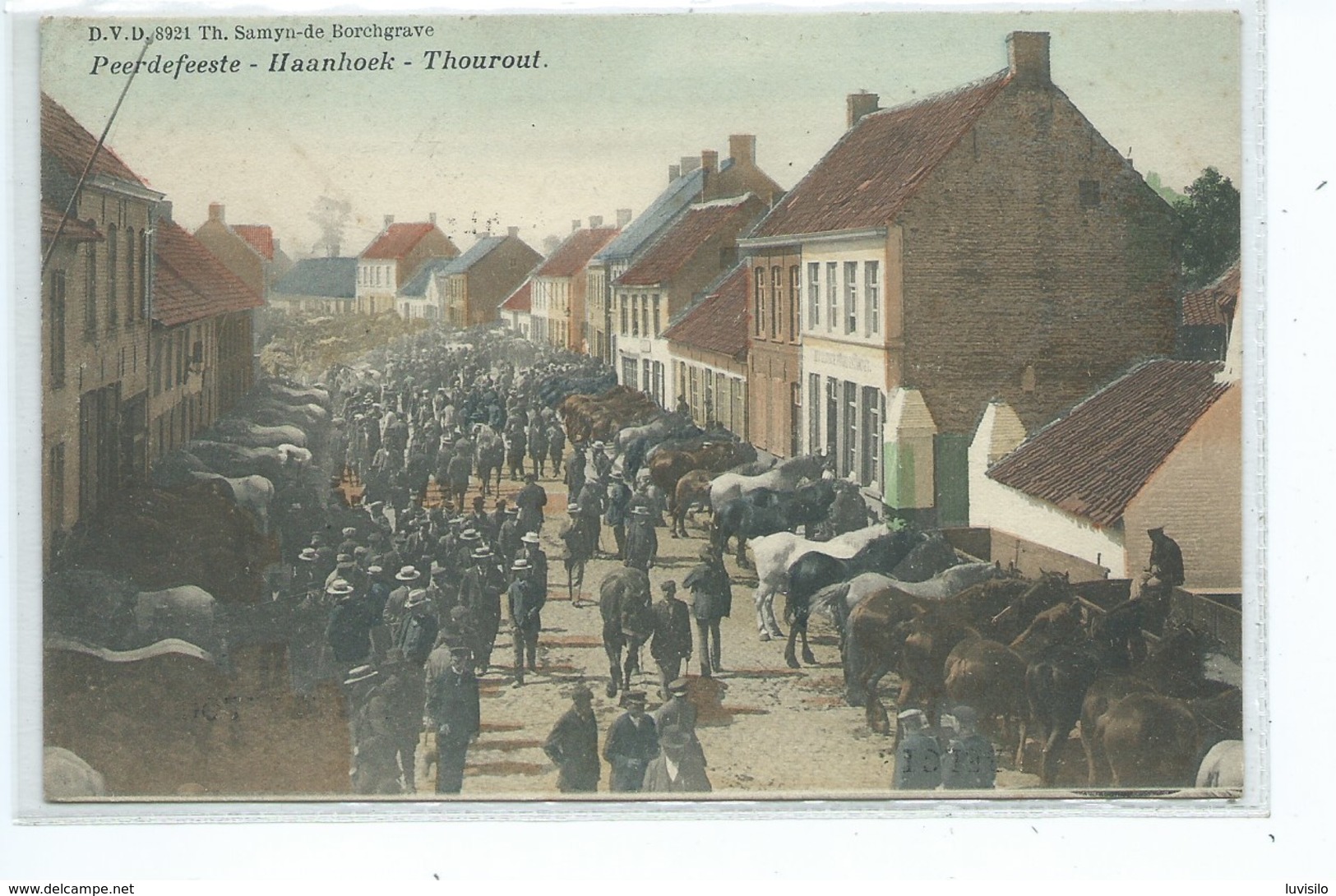 Torhout - Thourout. Peerdefeeste - Haanhoek D.V.D 8921 - Marché Aux Chevaux - Torhout