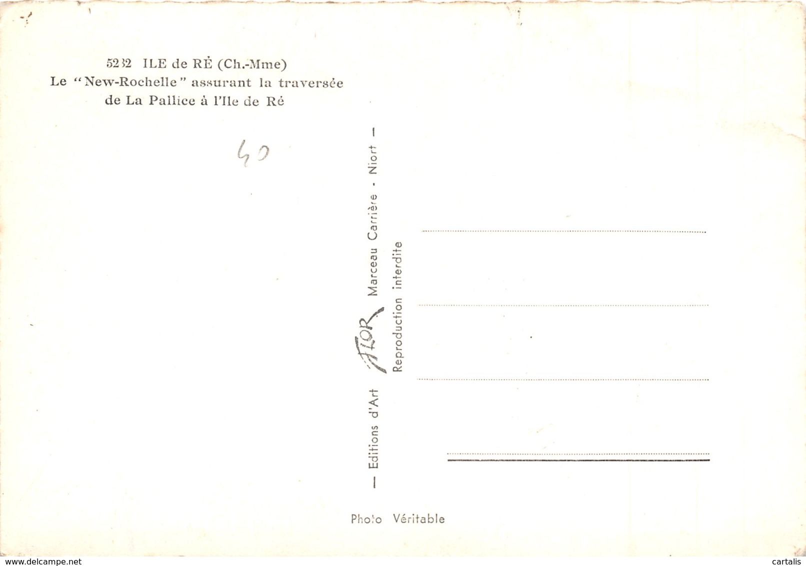 17-ILE DE RE-LE NEW ROCHELLE-N°275-C/0075 - Ile De Ré