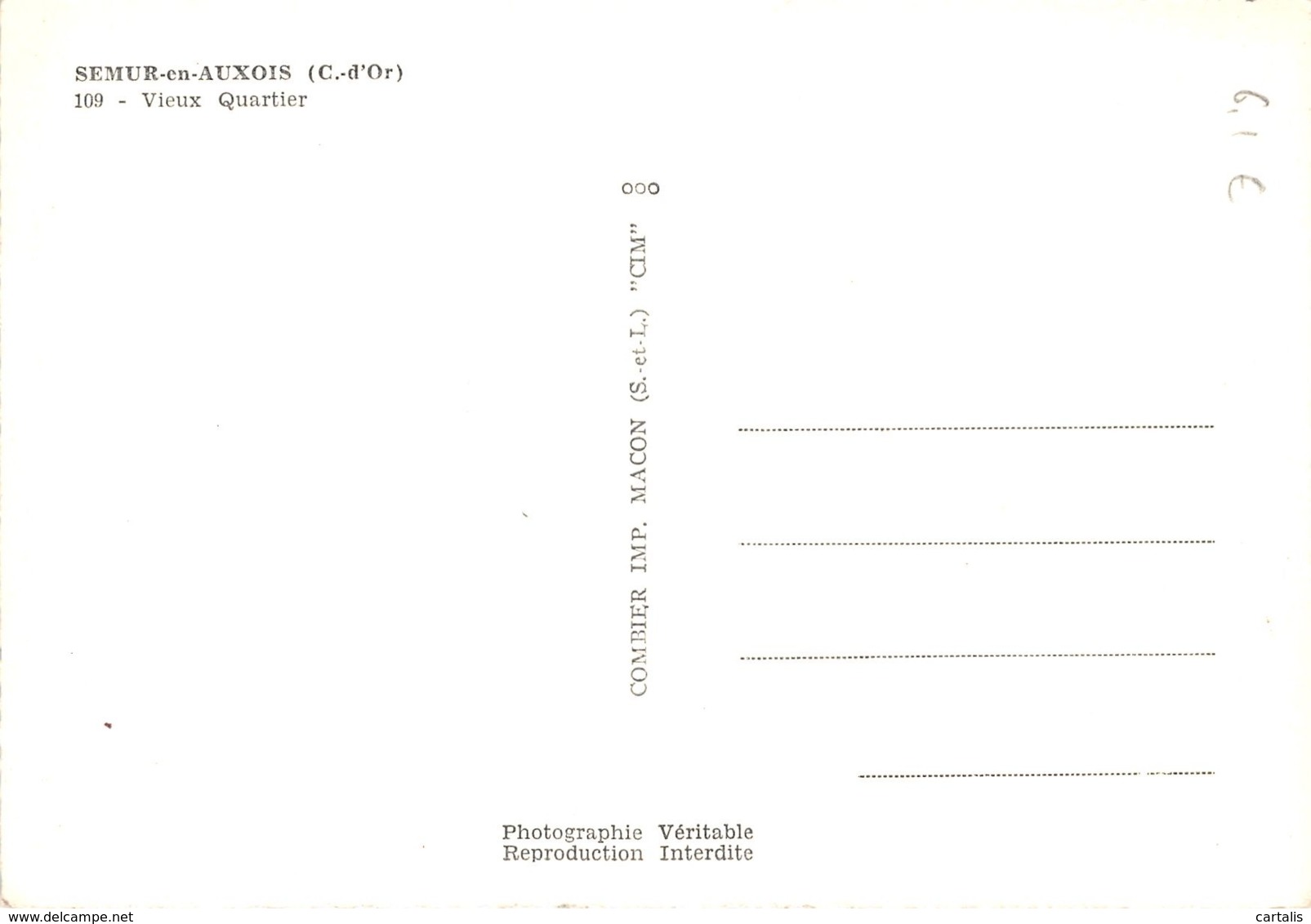 21-SEMUR EN AUXOIS-N°275-D/0343 - Semur