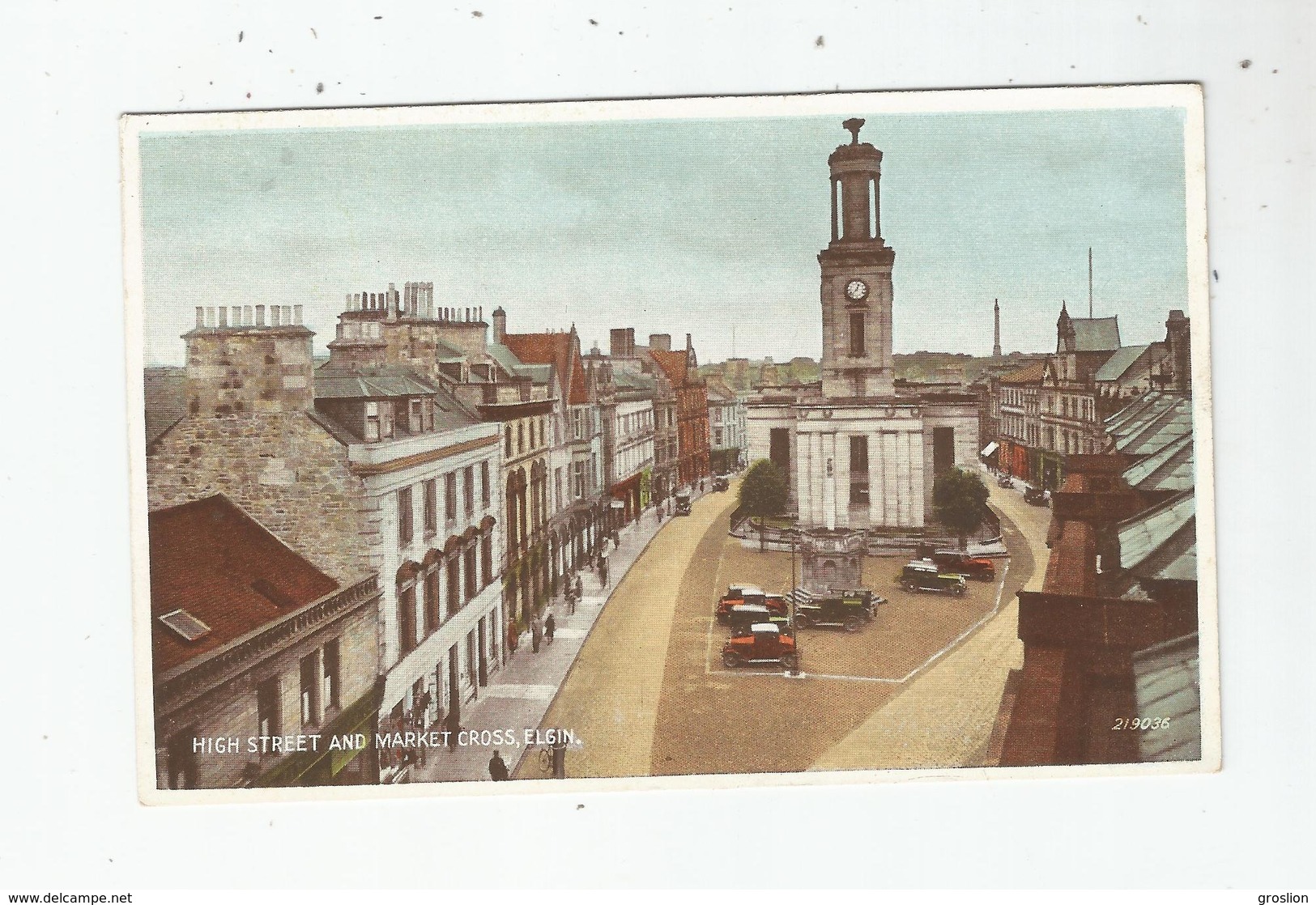 ELGIN 219036 HIGH STREET AND MARKET CROSS - Moray