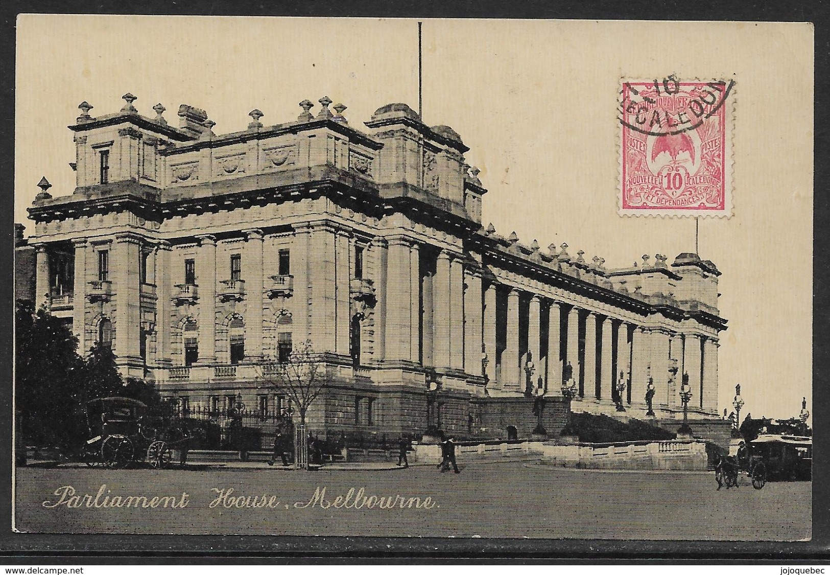 Carte Postale Ancienne De Parliament House - Melbourne,  VINTAGE POSTCARD OF PARLIAMENT HOUSE - MELBOURNE - Melbourne