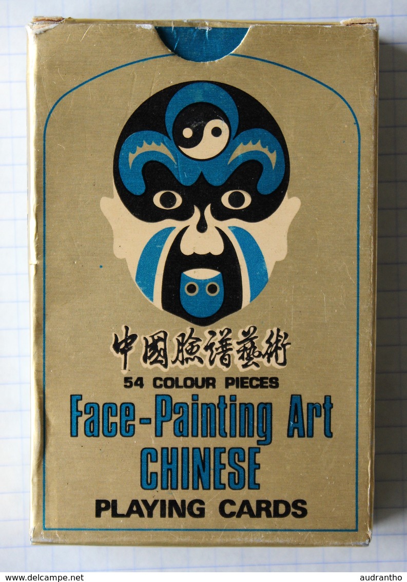 Beau Jeu De 54 Cartes à Jouer Vintage Opera Face Painting Art Chinese Playing Cards Hong Kong - 54 Cartes