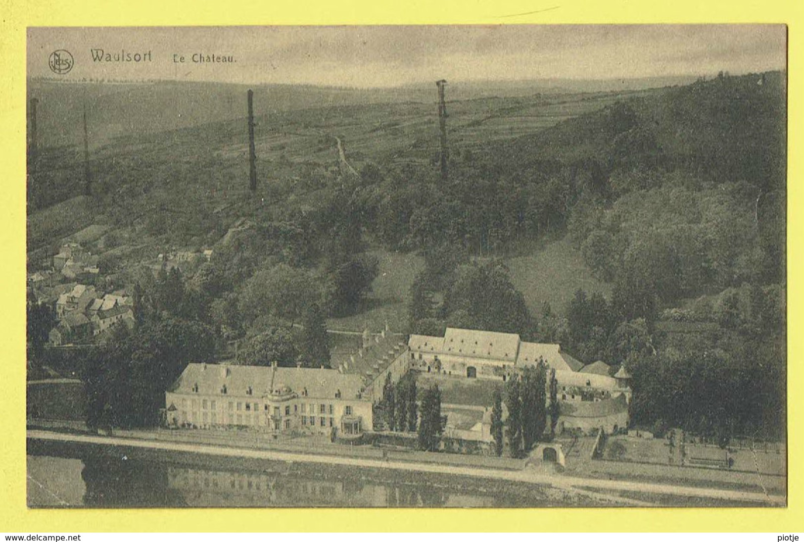 * Waulsort (Hastière - Namur - La Wallonie) * (Nels, Ern Thill) Le Chateau, Panorama, Vue Générale, Kasteel, Castle - Hastière